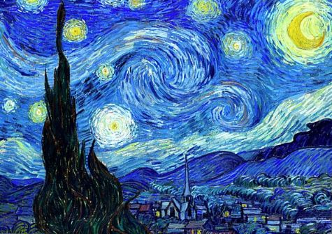 Starry Night Vincent Van Gogh and song by Don Mclean.